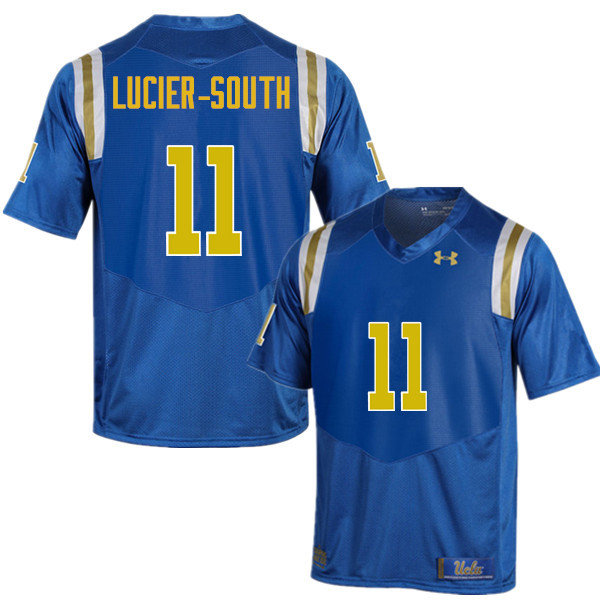 Men #11 Keisean Lucier-South UCLA Bruins Under Armour College Football Jerseys Sale-Blue